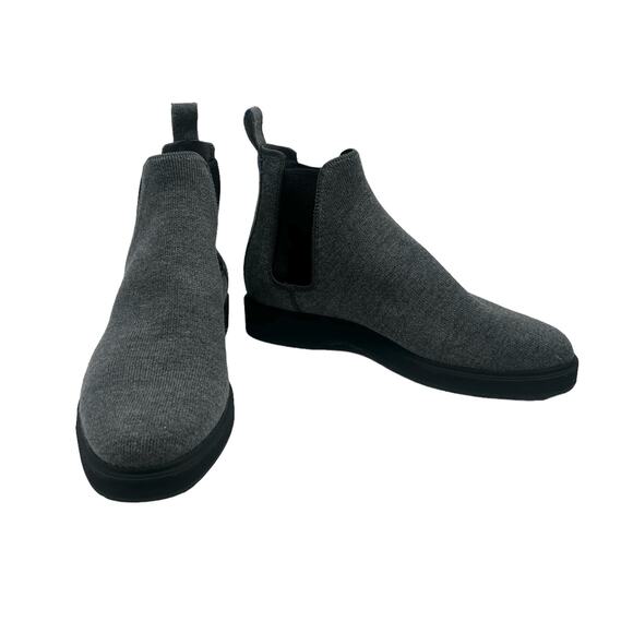 Rothy’s Merino Chelsea Boots in Charcoal Men’s Size 11.5 - Picture 2 of 10